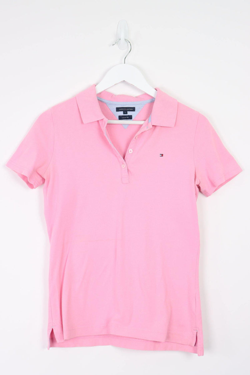 - Vintage Hilfiger ENDKICKS Shirt S Logo – (W) Tommy Pink Polo