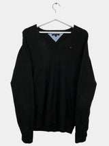 Vintage Tommy Hilfiger Sweatshirt Women L - Black - ENDKICKS