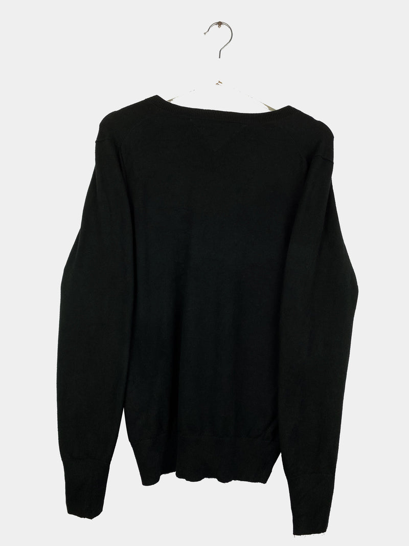 Vintage Tommy Hilfiger Sweatshirt Women L - Black - ENDKICKS