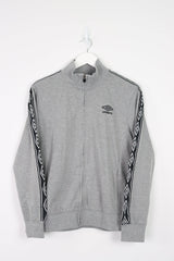 Vintage Umbro Zip Sweatshirt S - Grey - ENDKICKS