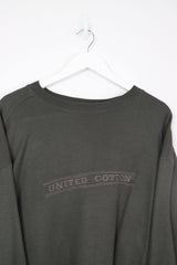 Vintage United Sweatshirt XL - Green - ENDKICKS