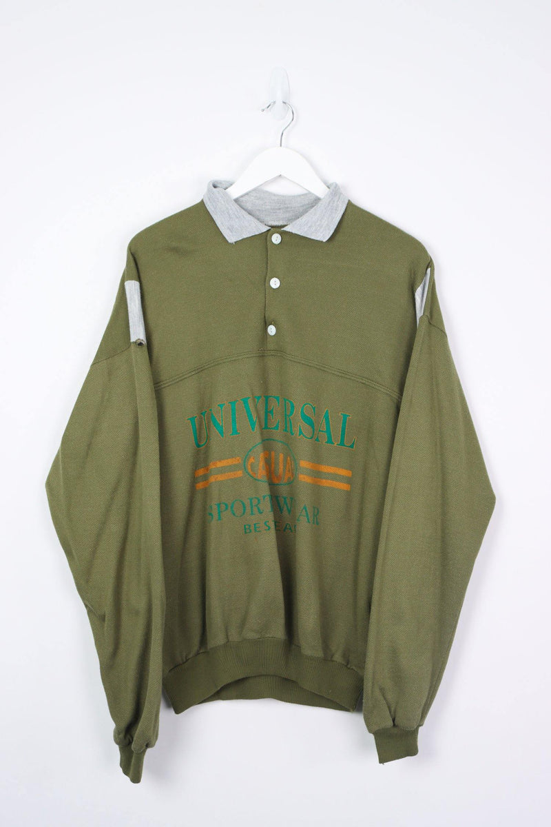 Vintage Universal Casual Sweatshirt L - Green - ENDKICKS
