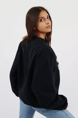 Vintage Weekend Girl Crew Sweatshirt XL - Black - ENDKICKS