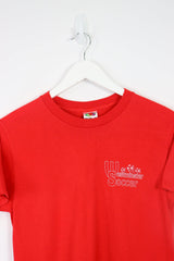 Vintage Westminster Soccer T-Shirt S - Red - ENDKICKS